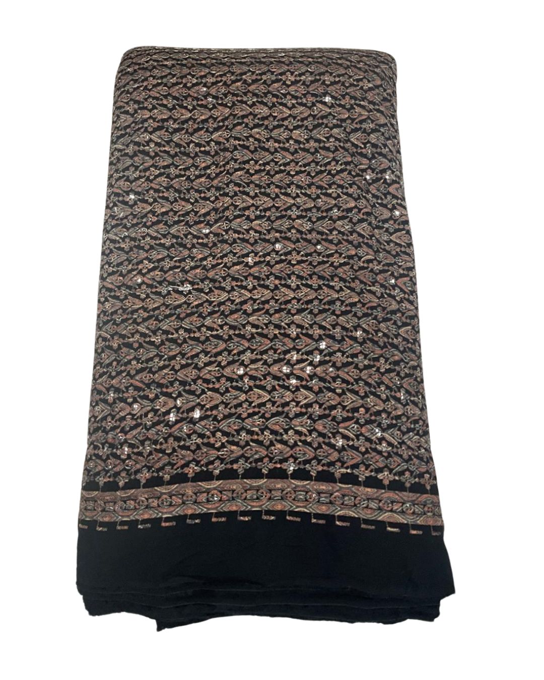 Men’s Kurta fabric sequins work with Digital print