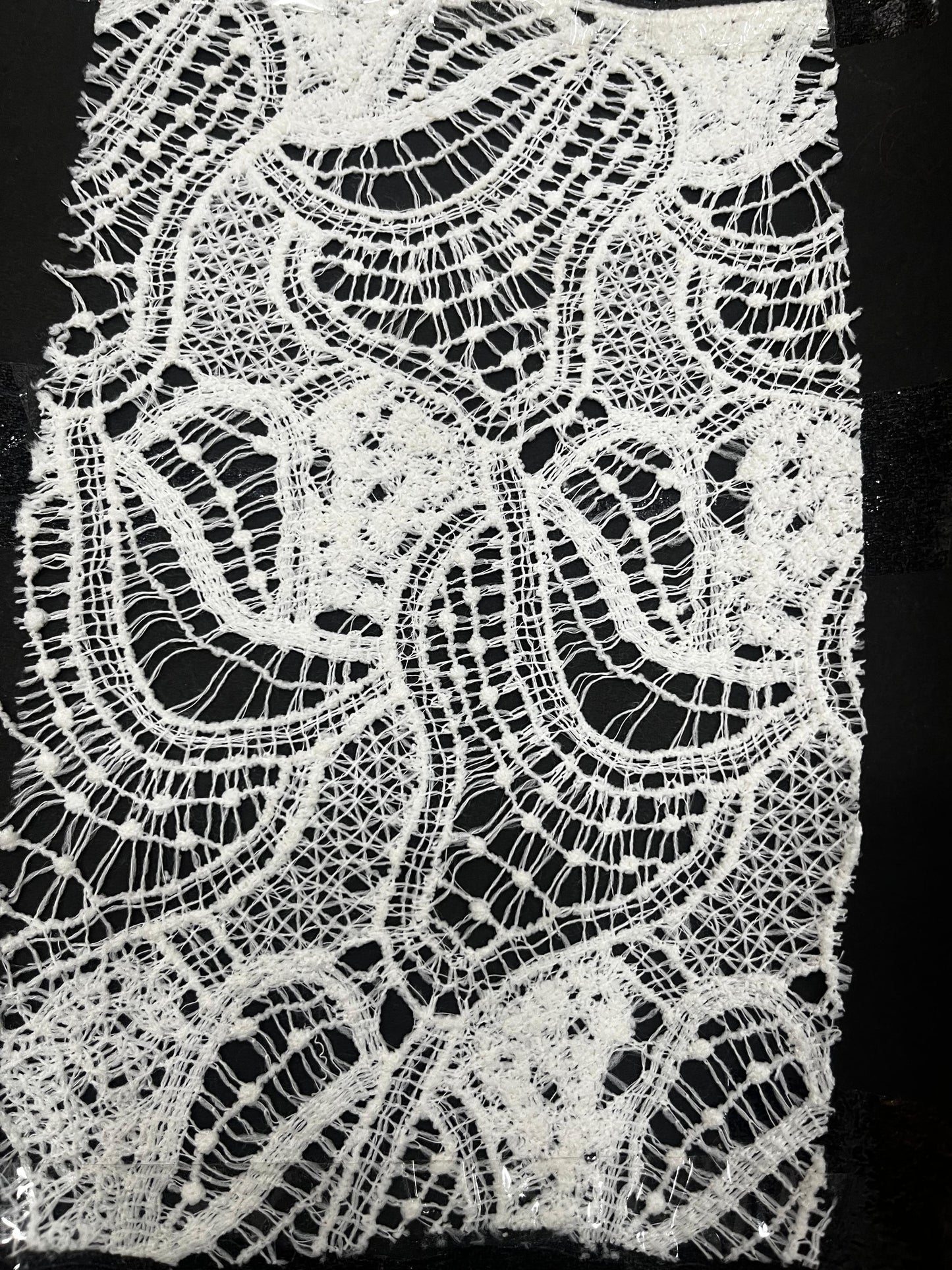 Paisley Net Weave – Premium GPO Lace Fabric – 44” Width – Dyeable Guipure Lace Fabric
