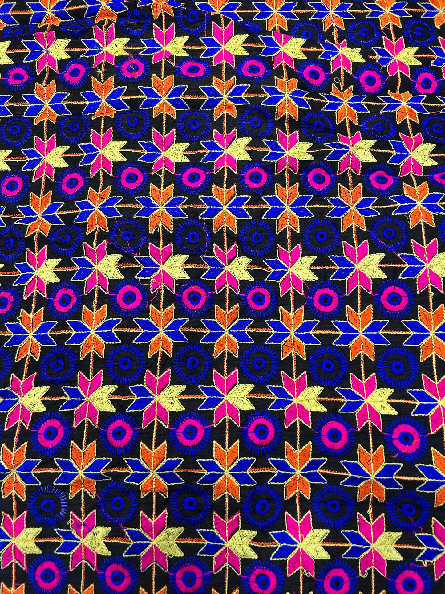 Silk Fabric with Brocade Embroidery Work | 42" Width | 36" Work