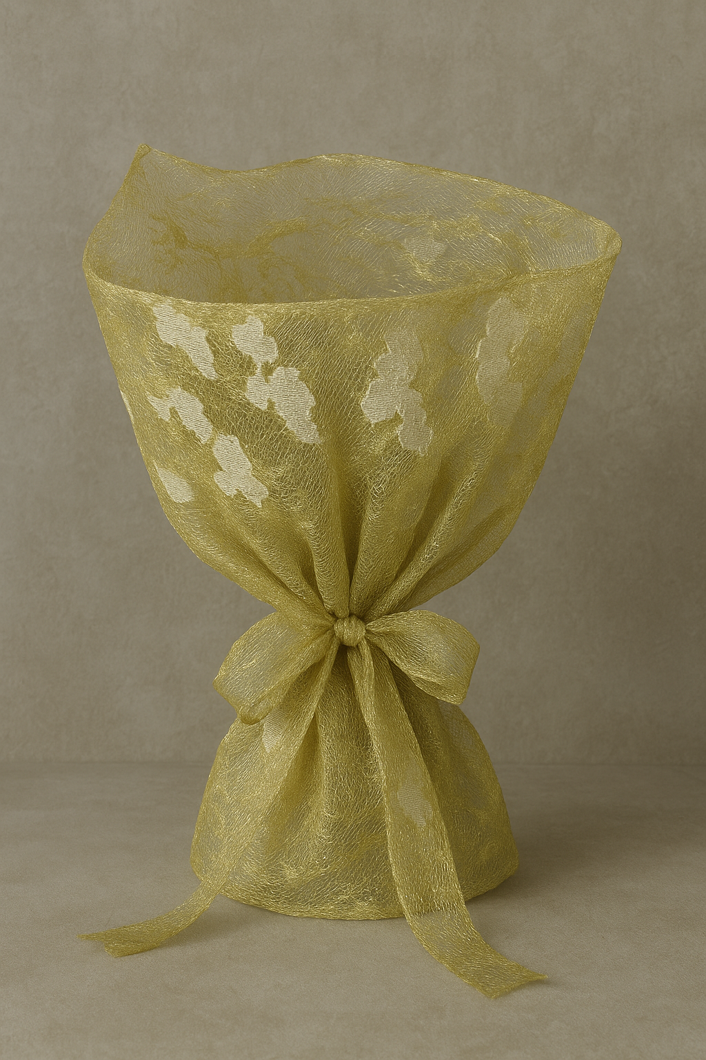 Premium Golden Net Decoration Fabric