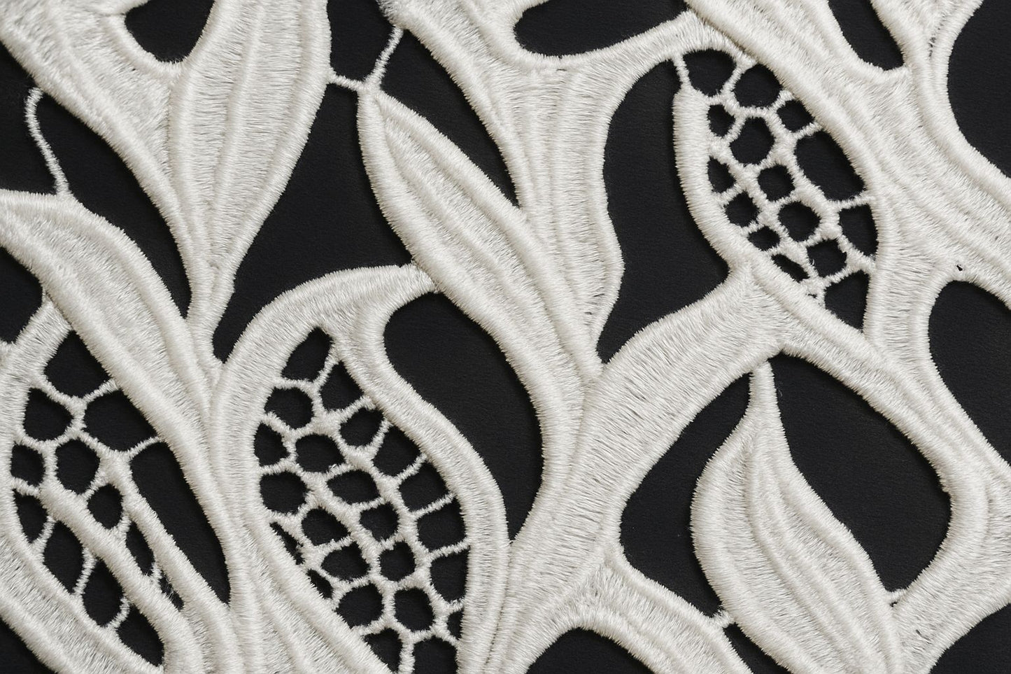 Vintage Bloom – 44” Pure Cotton GPO Lace Fabric – Dyeable