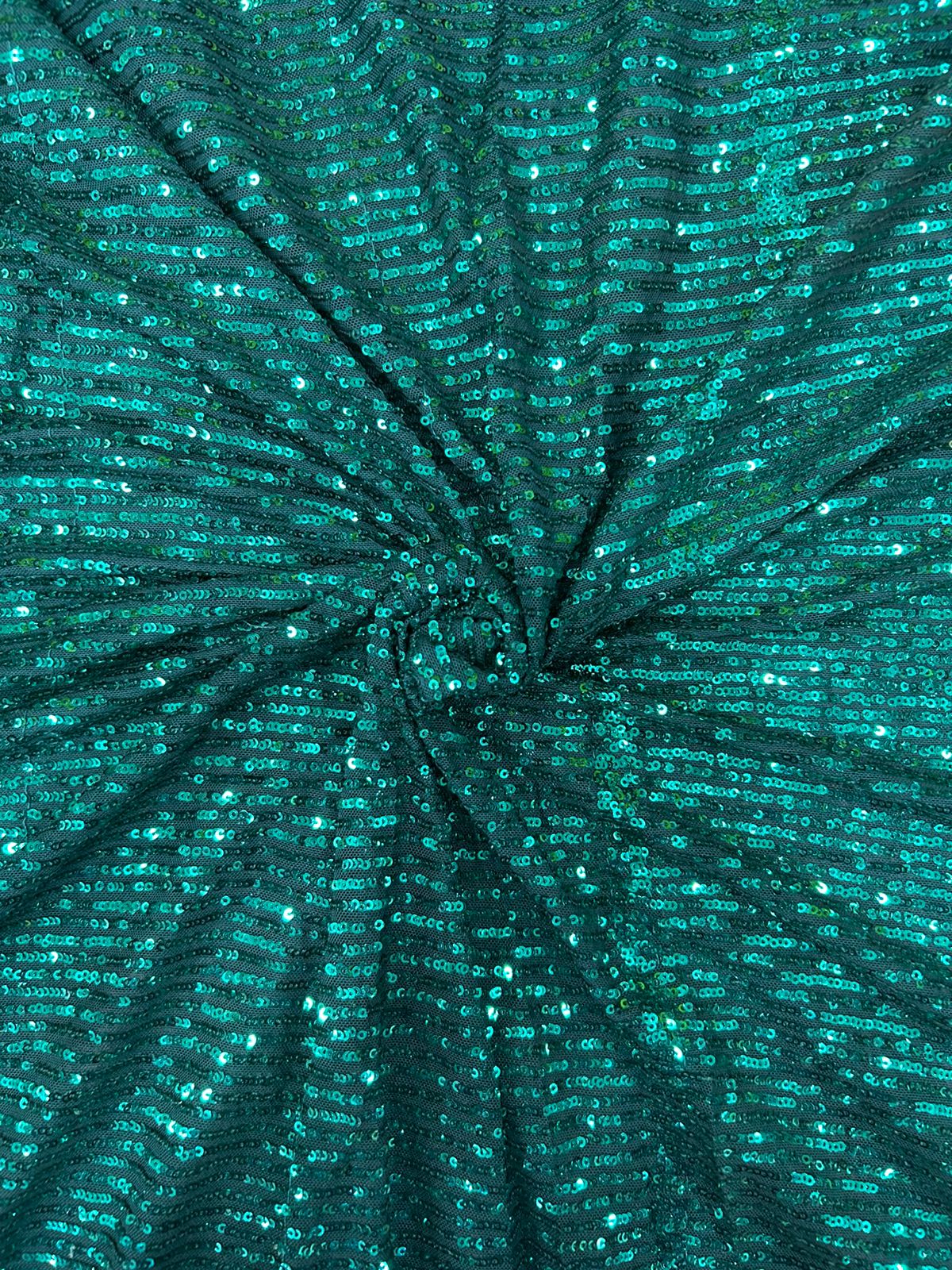Emerald Green saree Zara Sequin Lycra Net Fabric – 60” Width | Sarees, Lehengas & Designer Wear