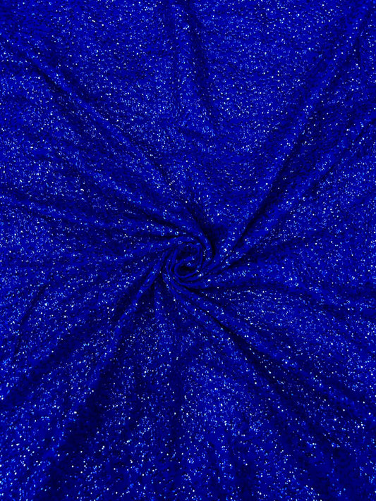 Kichdi Georgette Fabric – Premium Shimmer Finish light Dark Blue
